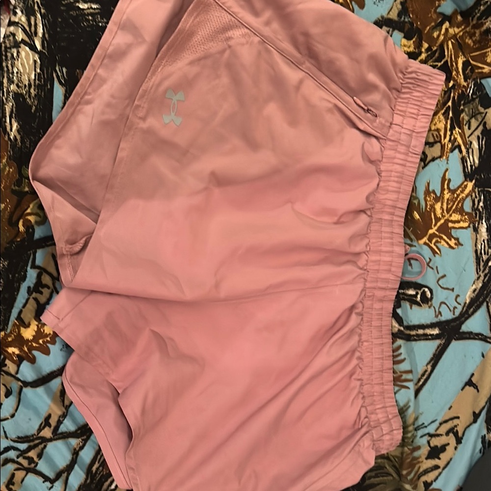Under Armour Women's Light Pink Athletic Shorts